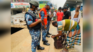 নৌপথে নিরাপত্তা নিশ্চিতে গুরুত্বপূর্ণ পয়েন্টে কোস্ট গার্ডের টহল