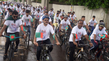 ডিএনসিসির উদ্যোগে রাজধানীতে ১৫শ সাইকেলের শোভাযাত্রা 