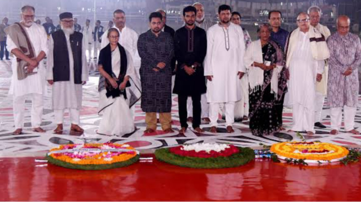 ভাষা শহীদদের প্রতি উপদেষ্টাদের শ্রদ্ধা